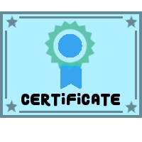 Kids Summer Certificate Badge